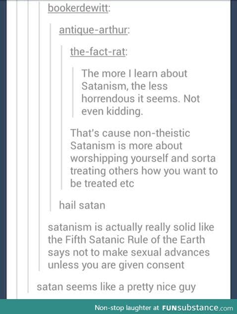 This week on "I Didnt Know I Was A Satanist"...