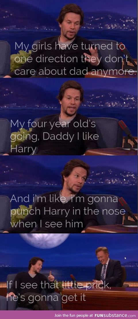 That's why I love Mark Wahlberg…