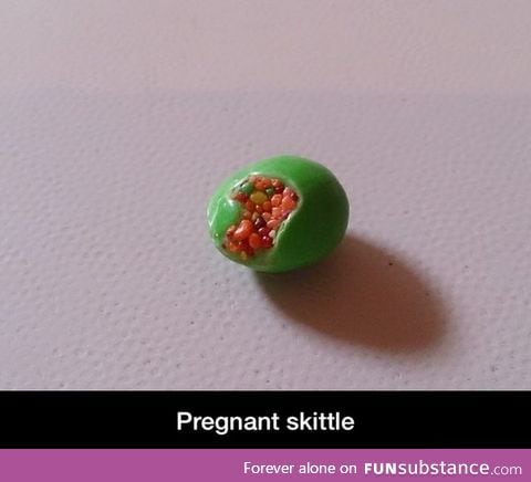 Pregnant skittle