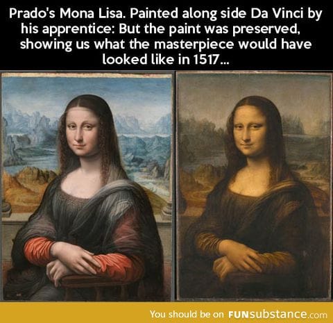 If the Mona Lisa was preserved