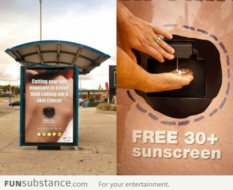 Awesome sun block ad