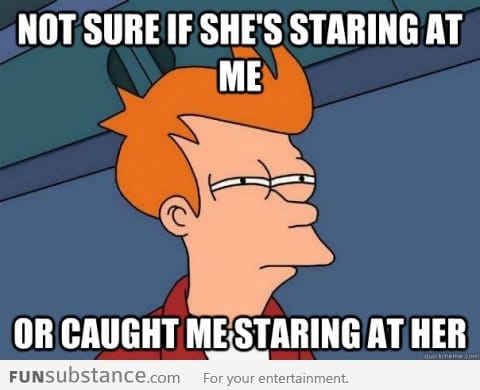 The Staring Paradox