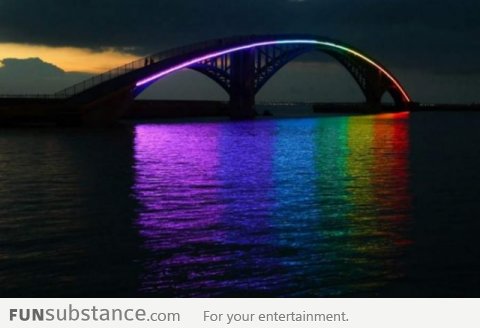 The Xiying Rainbow Bridge, Taiwan