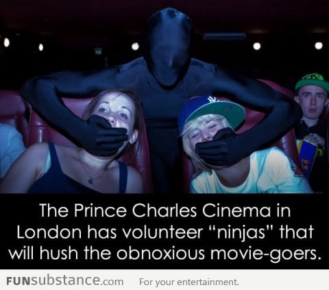 We need this kind of ninjas in every cinema