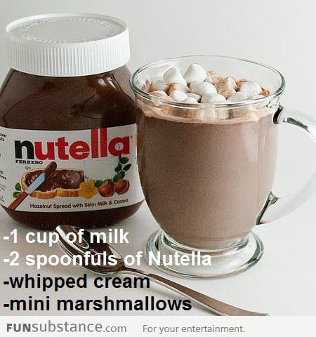 Nutella Hot Chocolate: A New Way to Gain Weight