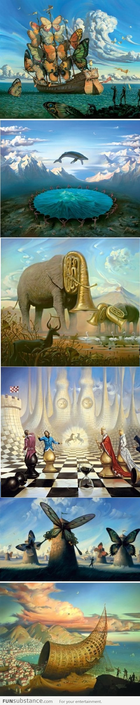 Surrealistic painter: Vladimir Kush