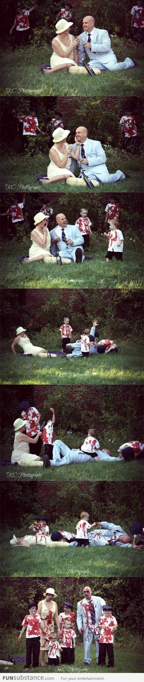 A Family's Halloween Photo Shoot