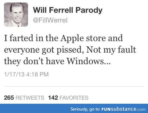 Farted in Apple store