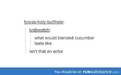 Blended Cucumber
