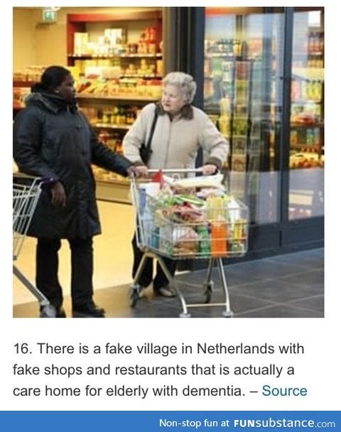 Fake village in Netherlands