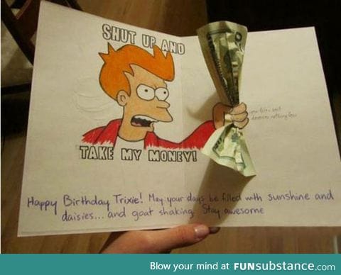 Futurama Birthday card