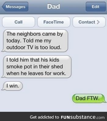 Dad ftw