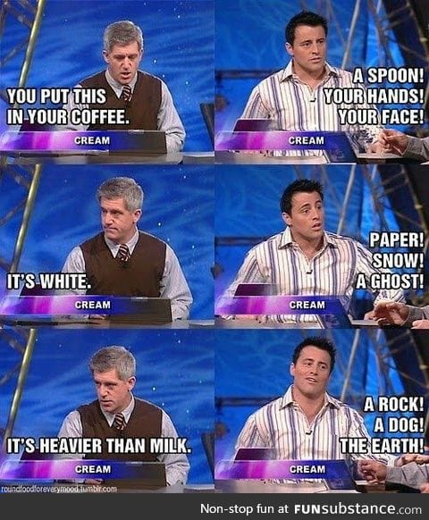 Joey must have never drank coffee