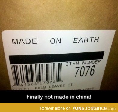 Made on earth