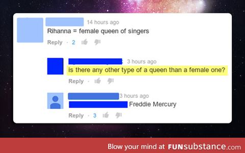 The female queen of singers