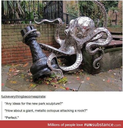 how about a tumblr post engraved in a statue of a cat?