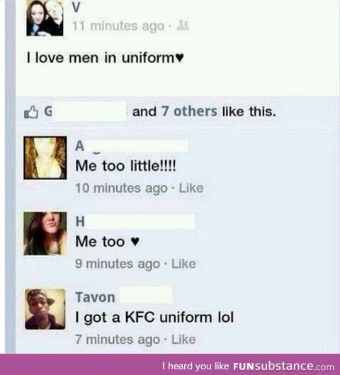 Love men in uniform
