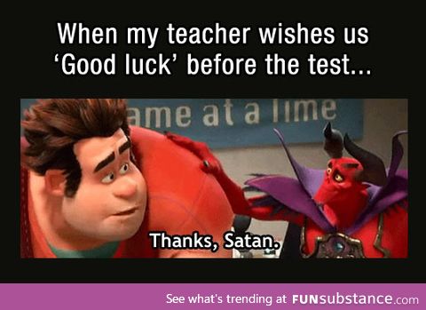 Thanks, teachers