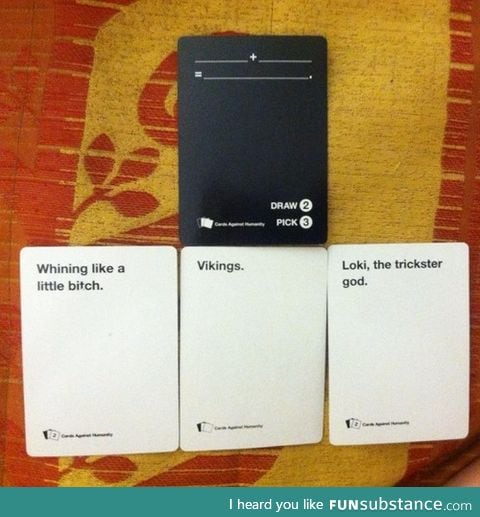 Cards against Humanity