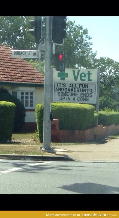 Best vet sign ever