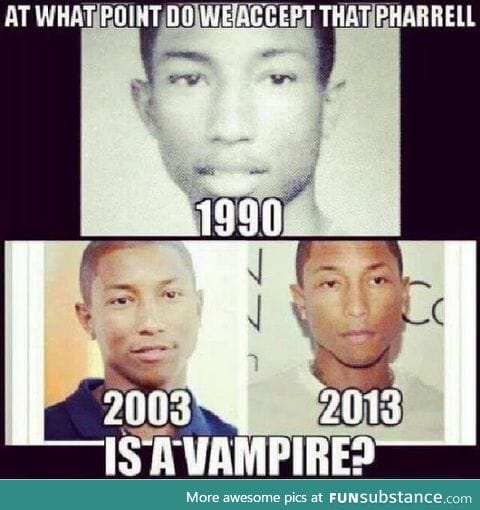 pharrell is a vampire