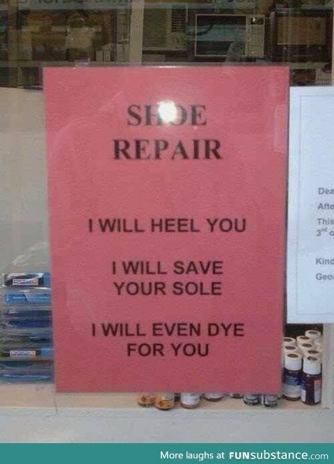 Shoe Repairs