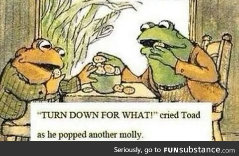 Toad sure knew how to party