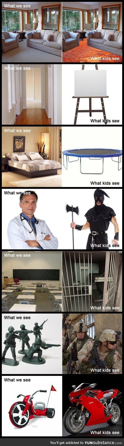 What We See vs. What Kids See...