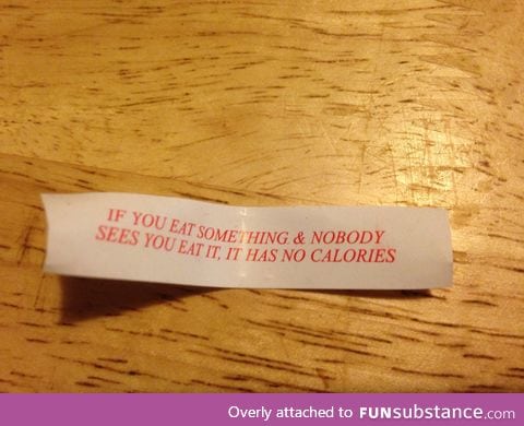 Never take diet advice from the local Chinese