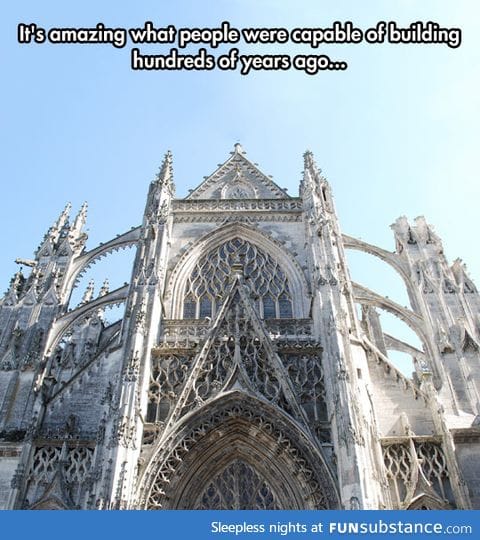 The trinity abbey in france