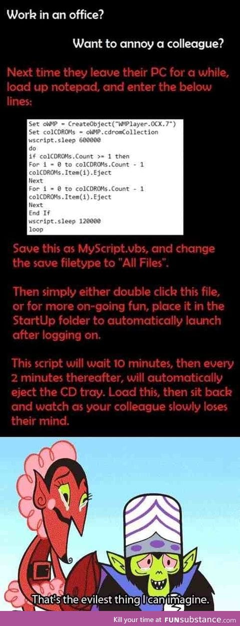 How to troll Co-Workers or Friends
