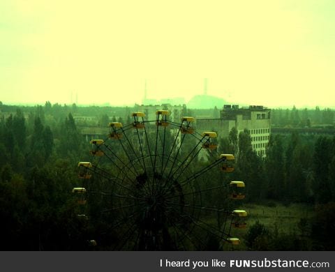 Abandoned Ferris Wheel in Chernobyl