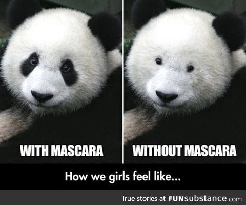 Mascara makes a big difference