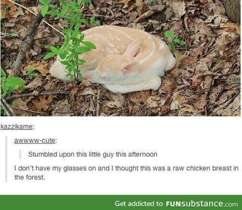 "Raw chicken breast"