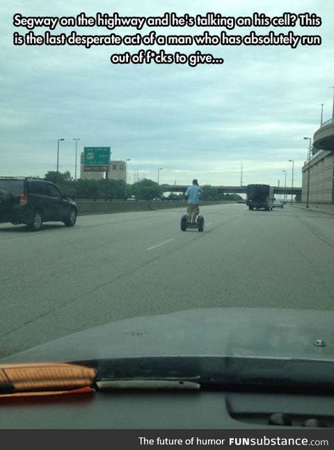 Segway on the highway