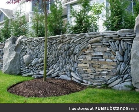 Superb stone wall