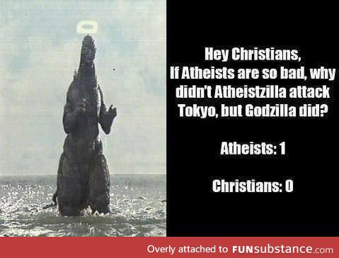 atheist win