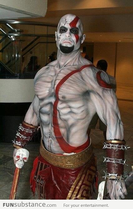 Awesome Kratos Cosplay