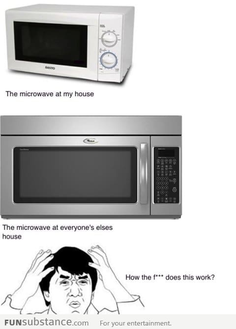 Nobody has the microwave