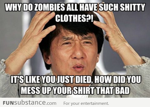 Zombie clothes logic