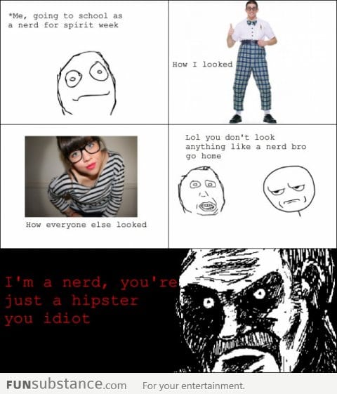 Nerd vs Hipster