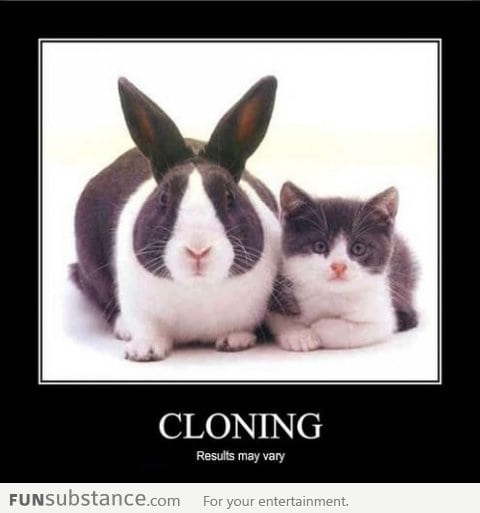 Cloning results may vary