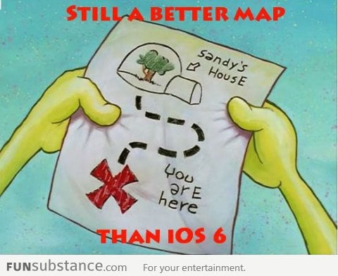 Still a better map than iOS 6