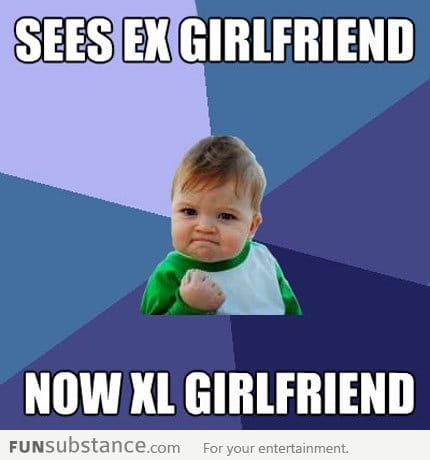 Ex girlfriend to XL girlfriend