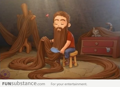 If Rapunzel were a man