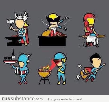 Superheroes Summer Job