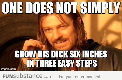 One does not simply