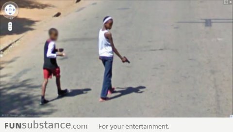 Caught on Google street view