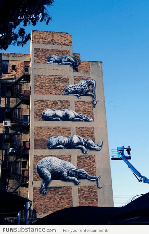 Awesome street art in Johannesburg, South Africa