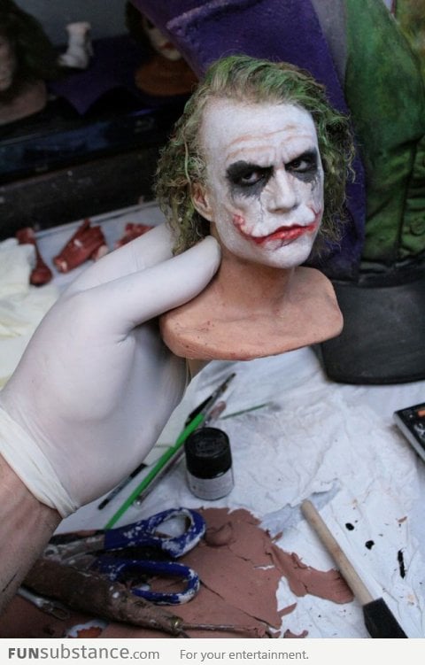 Awesome Joker sculpture